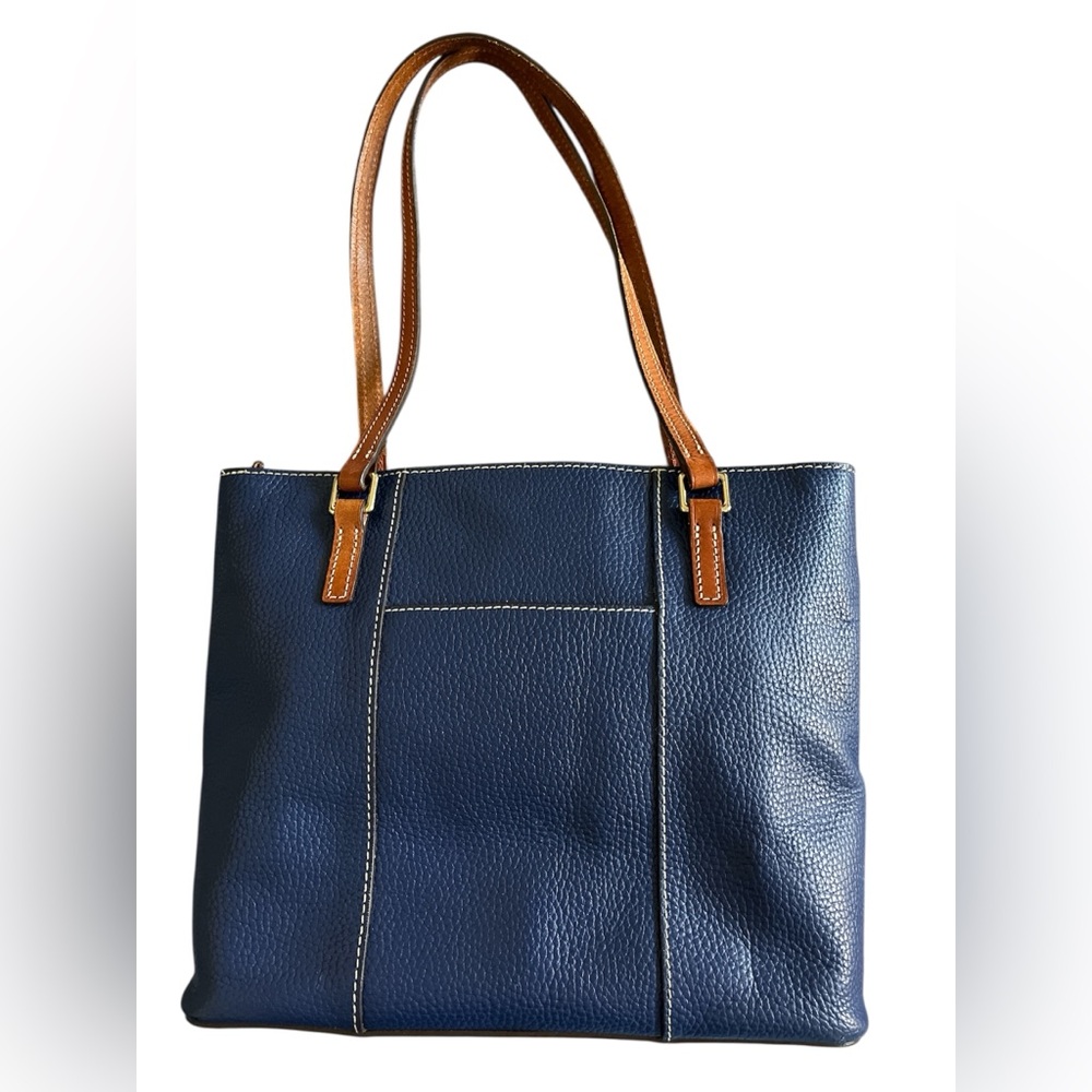 Dooney & Bourke Blue Pebbled Leather Tote - NWOT - Picture 2 of 10
